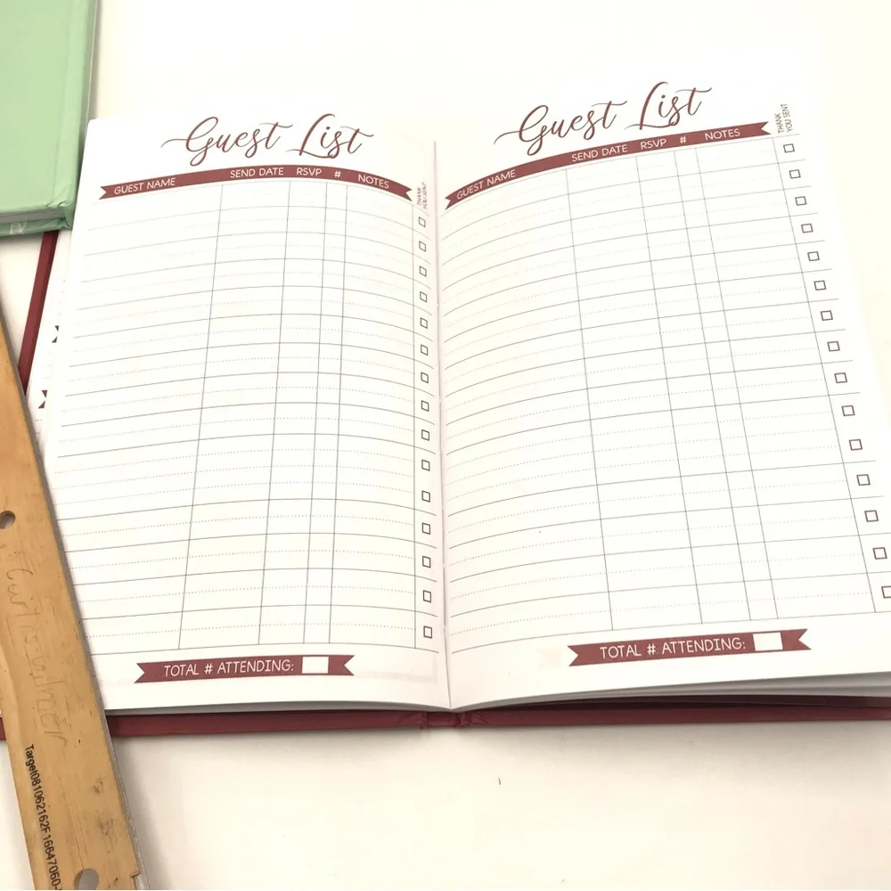 Lot‎ of 2 Books Holiday Budge Planner & Holiday Menu Planner Journal- NEW.
